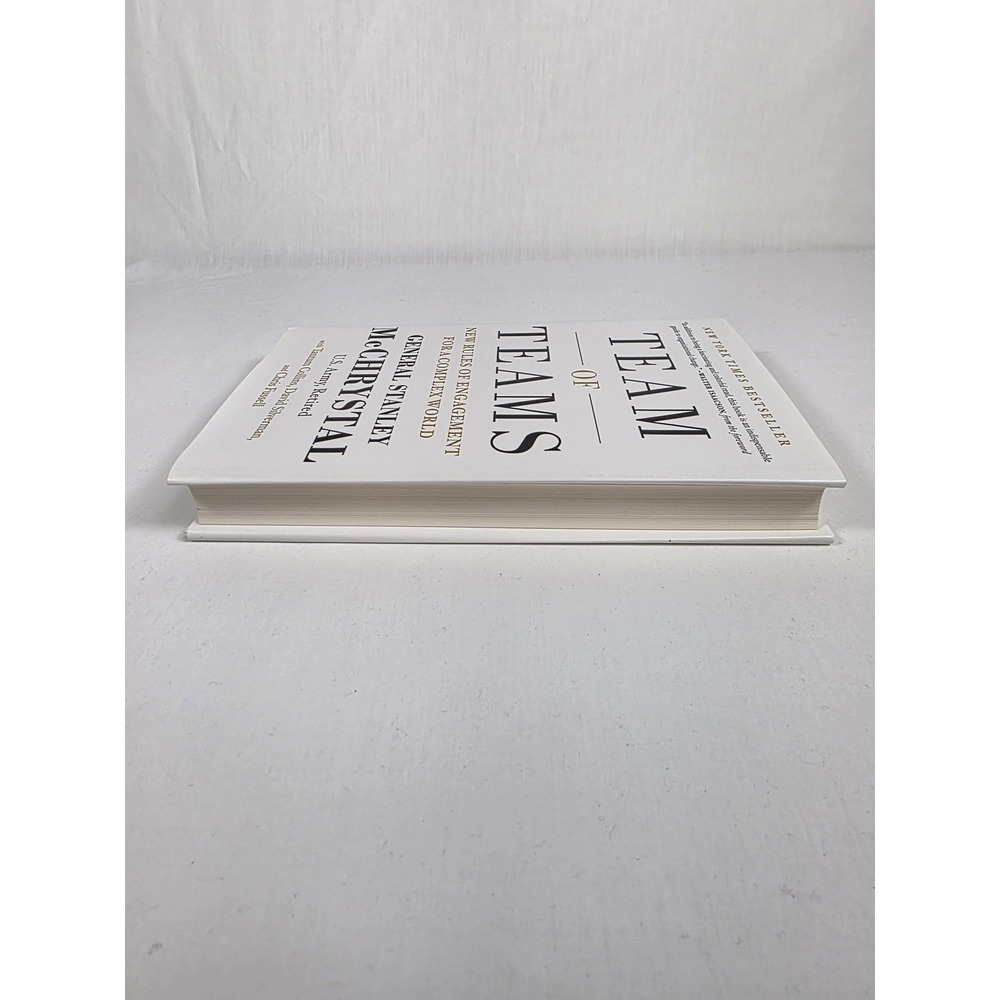 Team of Teams Stanley McChrystal Leadership Strategy Business Hardcover Book - Picture 7 of 9